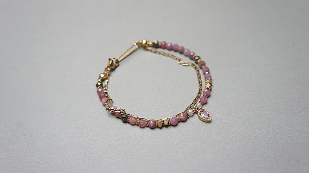 bransoletki z kamieni naturalnych Turmaliny różowe /bransoletka/ szlachetna kolekcja
