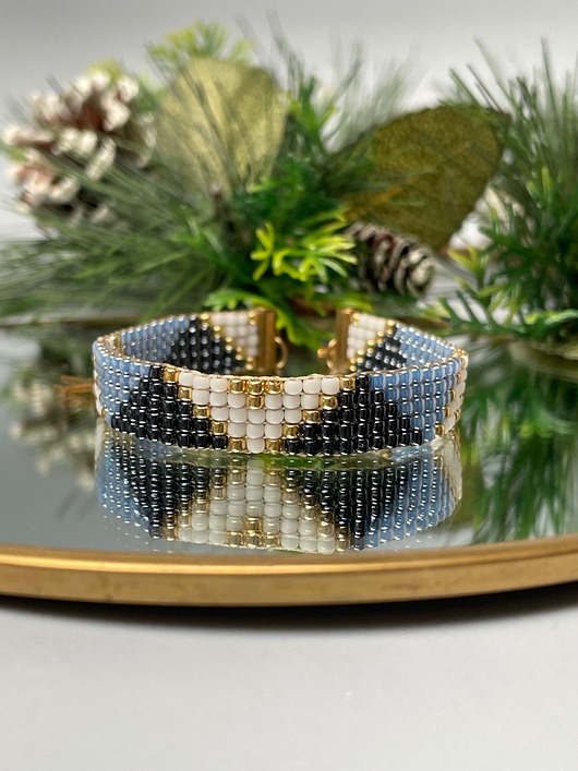 bransoletki złote Bransoletka z koralików toho - bluesky