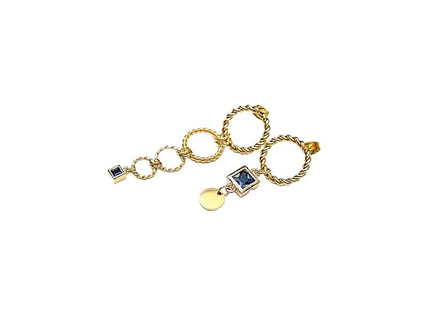 kolczyki pozłacane Kolczyki pozłacane Alloys Collection  /Odd/ - Circle vol. 7