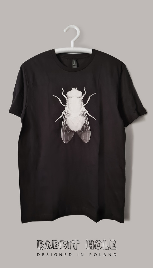 t-shirty męskie Tshirt 100% bawełna - Mucha