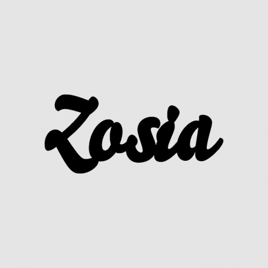 Napis Drewniany 3D ZOSIA LOVINA PRINTS