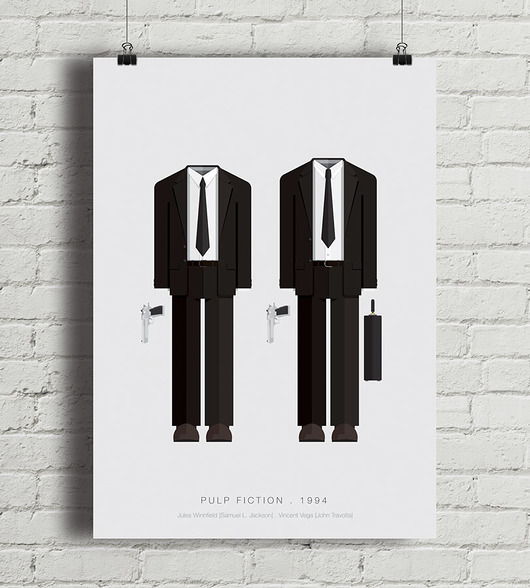Plakat Pulp Fiction  minimalmill