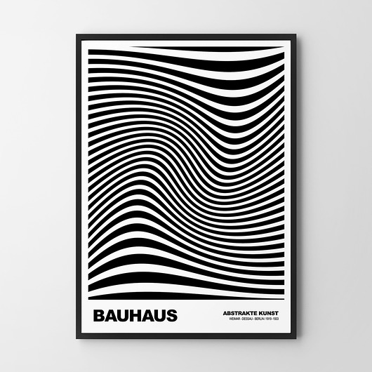 plakaty Plakat Geometria Bauhaus v6