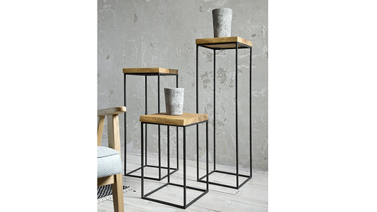 Stolik - drewno 60cm  Projekt Loft
