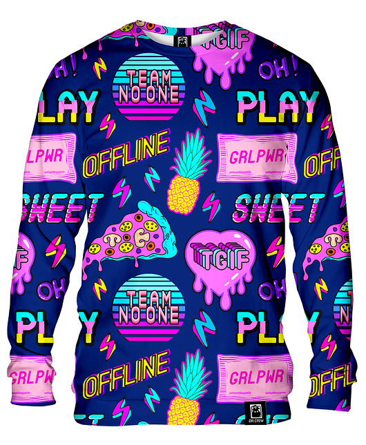 bluza bez kaptura damska Bluza Bez Kaptura Damska DR.CROW Sweet Style