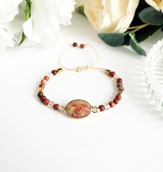 bransoletki z kamieni naturalnych Miłość i bogactwo- Agat i Cytryn