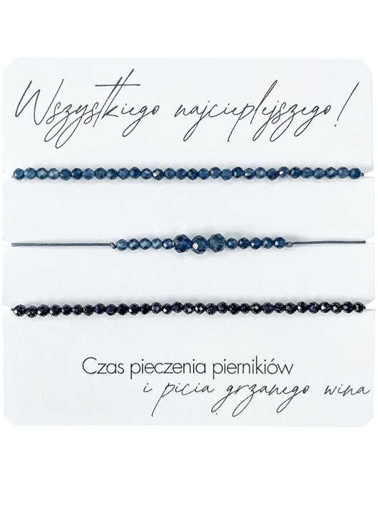 bransoletki na sznurku Bransoletki na prezent Mikołajki