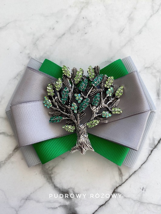 broszki Brosza z niesamowitym Drzewem z kryształków New Drzewo