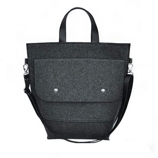 BiGGest BaG Listonoszka - grafitowa Beltrani
