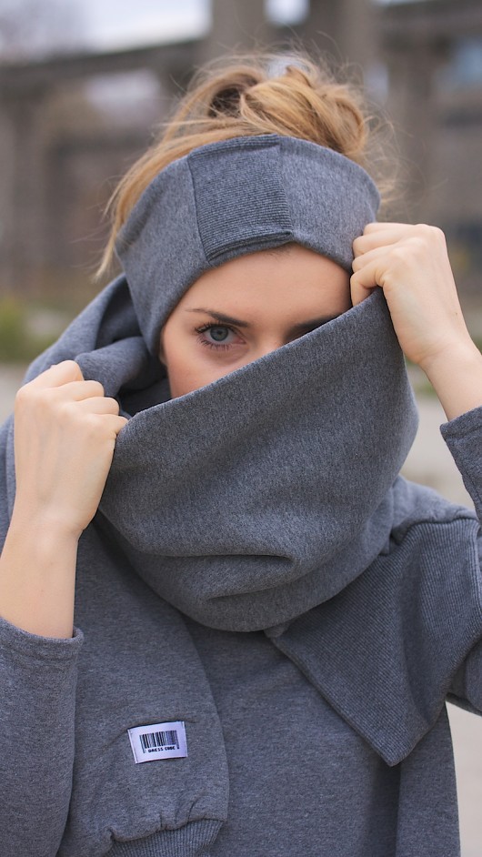 Opaska "Love sleeves" szara STREETCODE