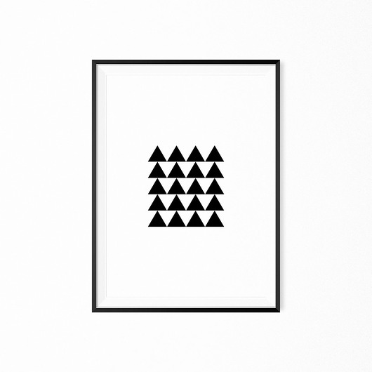 Plakat skandynawski geometryczny myscandi