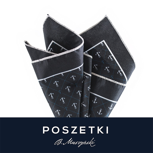 Poszetka w kotwice  b.muszyński