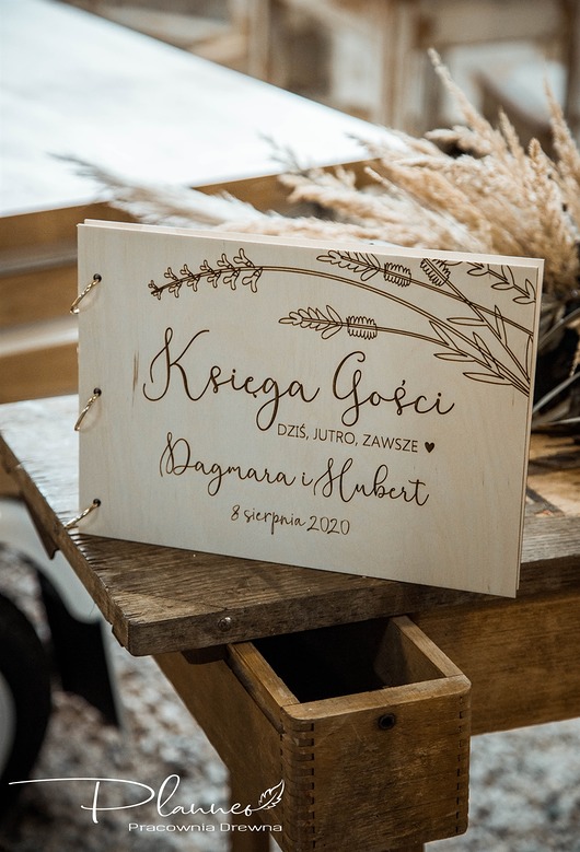 księgi gości i albumy ślubne Księga Gości Lawenda