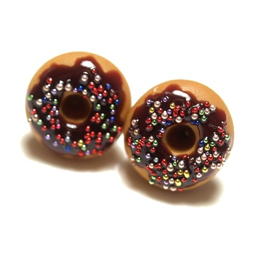 kolczyki donuty ciasteczkatynki