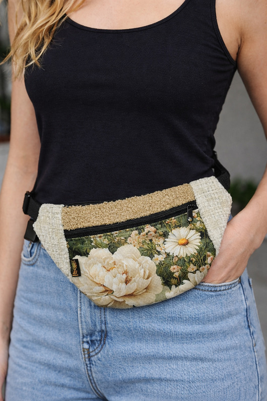 saszetka nerka Nerka kwiaty łąka