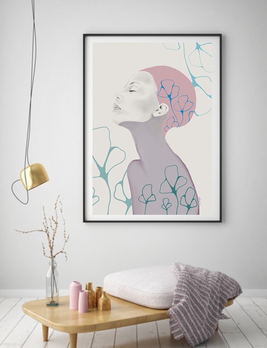 Lily wants love - plakat autorski Kreska