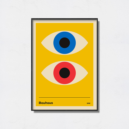 plakaty Bauhaus Art Exhibition Poster