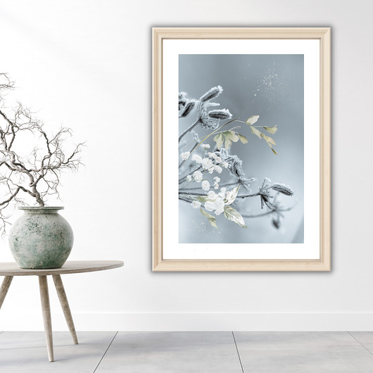 plakaty Plakat Frozen flowers