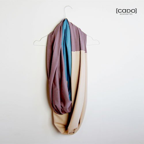 Dzianinowy Komin Tuba Szal 3kolor AIR CADOaccessories