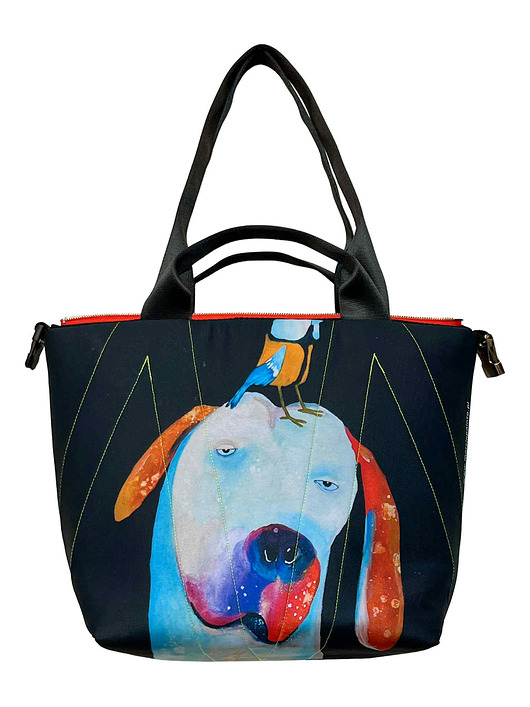 torby na ramię Art MIMA bag SHORT & Marcina Painty print
