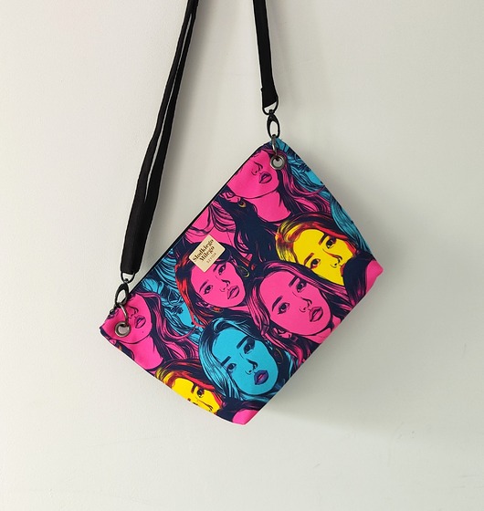 torby na ramię Torebka R U T H K-pop Colorful- welurowa torebka midi
