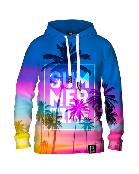 bluza z kapturem damska Damska Bluza z kapturem DR.CROW Summer Time
