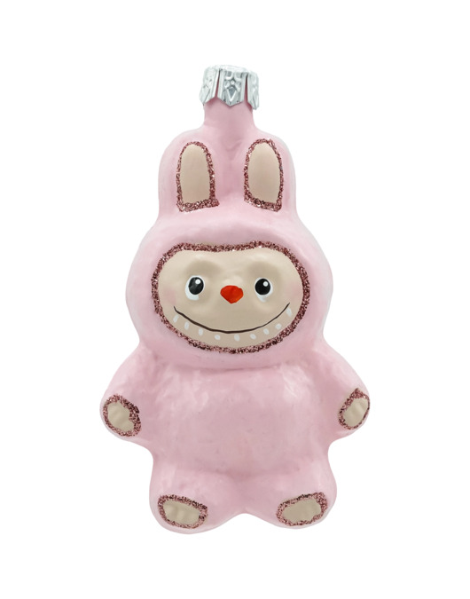 ozdoby choinkowe Bombka choinkowa: Labubu pastelowe: różowe