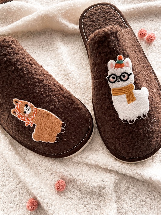 kapcie damskie Kapcie damskie urocze alpaki