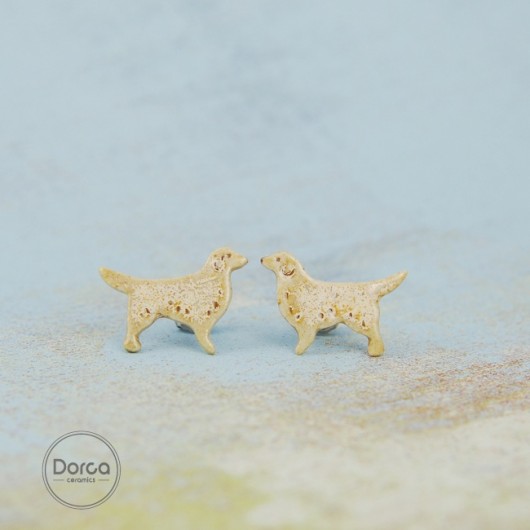 Golden retriever mini pieski- ceramiczne sztyfty Dorca
