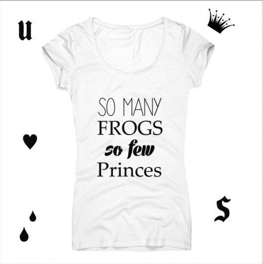 Frog Kiss Kiss!-T-shirt Oh La La