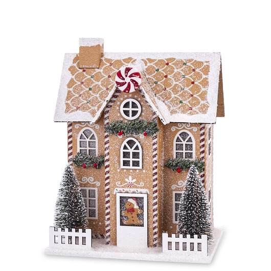 dekoracje świąteczne Domek z Piernika LED 20x16x12 cm
