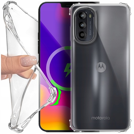 etui na telefon ETUI DO MOTOROLA MOTO G52 i MOTO G82 anti-shock pancerne wzmocnione rogi