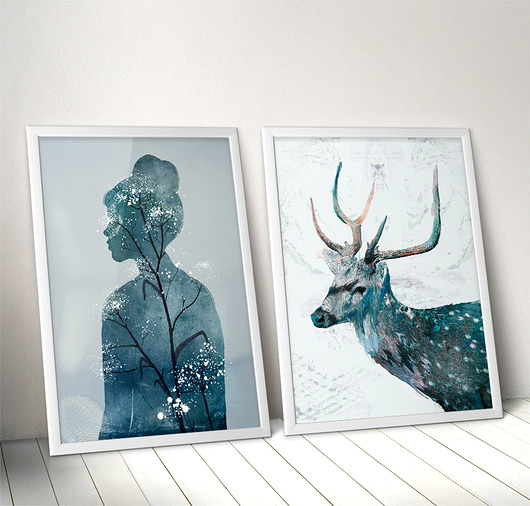 2 grafiki | 50x70 cm Anita Tomala