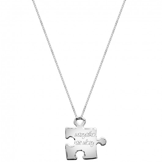Naszyjnik Elegante - puzzle grawer by ilo