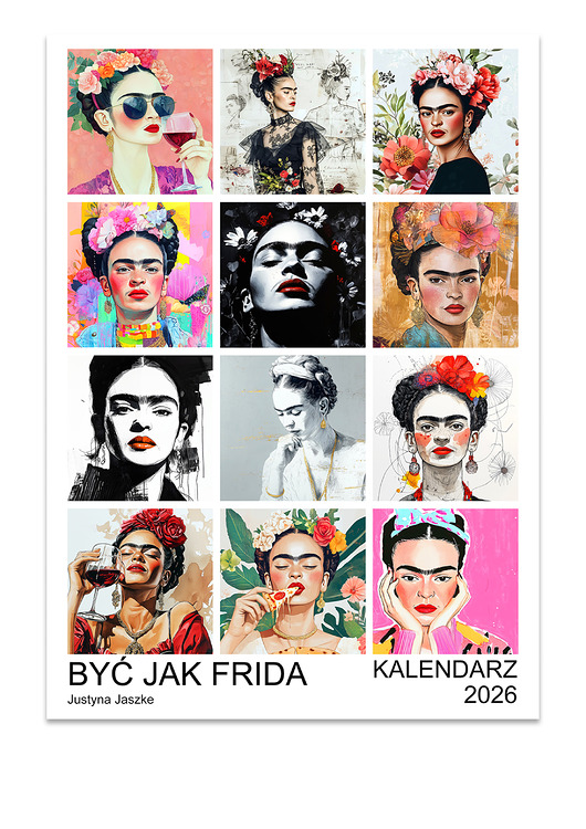 kalendarze i plannery Kalendarz 2026 Być jak Frida 15x21 cm