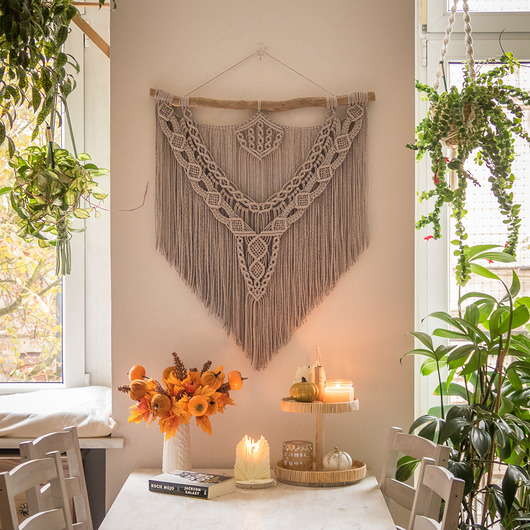 makramy Makrama Kasja M beżowa