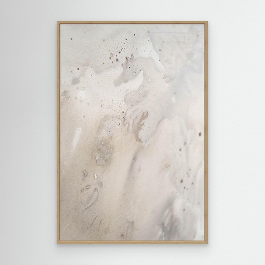 obrazy Wydruk na płótnie w ramie american box - Konik 1 - abstrakcja Japandi