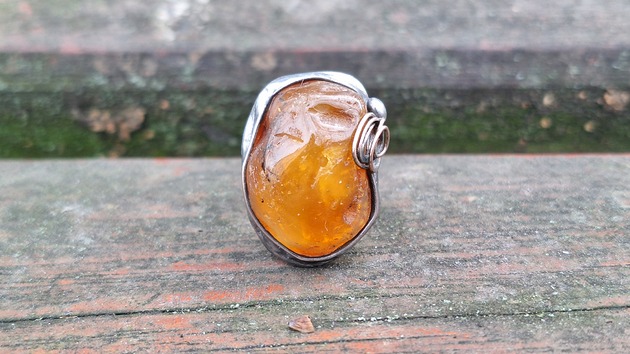 pierścionki - różne Big - pierścionek regulowany