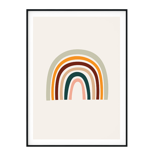 Plakat skandynawski Jesienna abstrakcja no. 27 myscandi