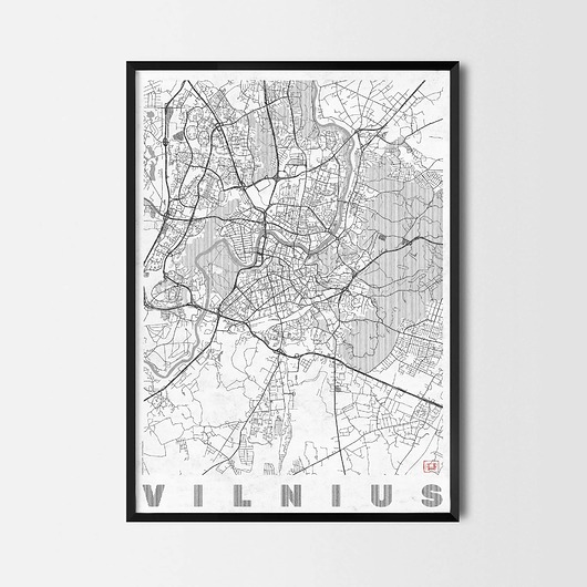 plakaty Plakat Vilnius - CityArtPosters