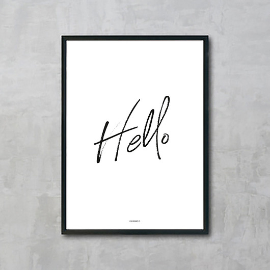 Plakat Hello COLORMINT