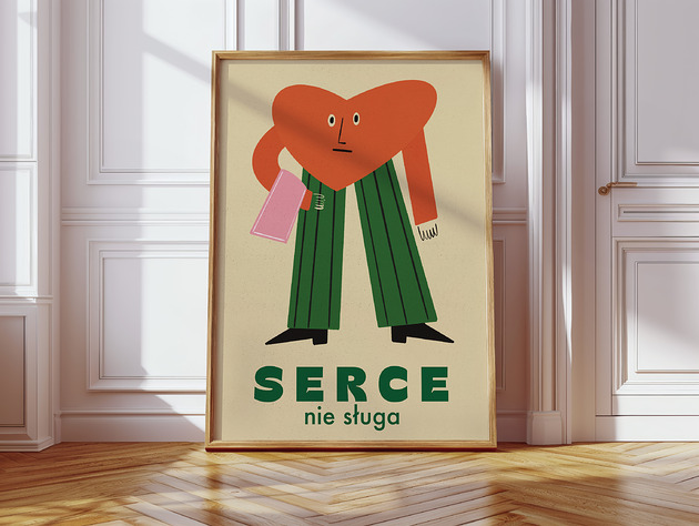 plakaty Plakat Serce nie sługa