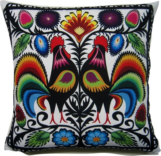 Poduszka dekoracyjna folk Gaul Designs
