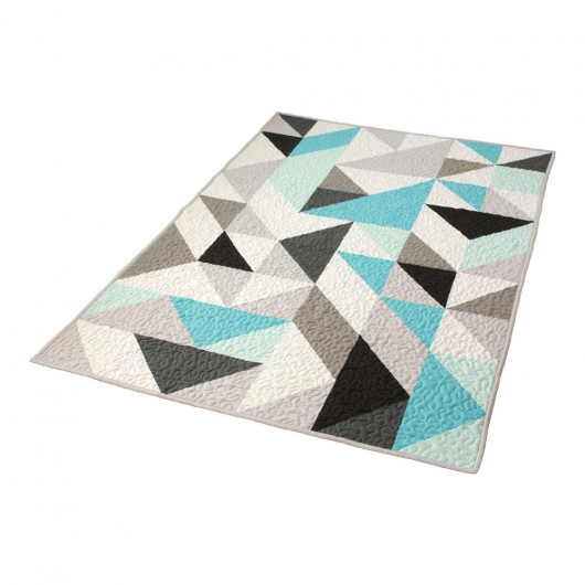 Narzuta patchwork dwustronna |DEMA|145x215 patchwork house