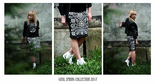 Spódnica ołówkowa folk Gaul Designs