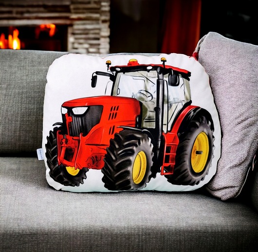 poduszki do pokoju dziecka Poduszka traktor przytulanka traktor maskotka auto pluszowe auto