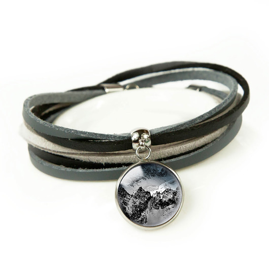 bransoletki ze szkła Tatry  bransoletka z rzemieniami