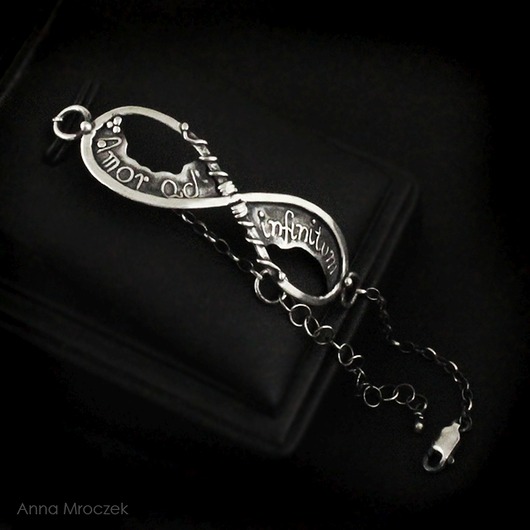bransoletki wire wrapping Amor ad infinitum