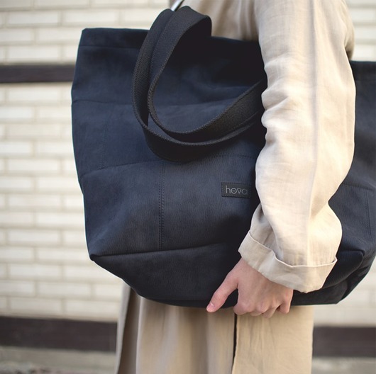SHOPPER STITCHY czarny Hova