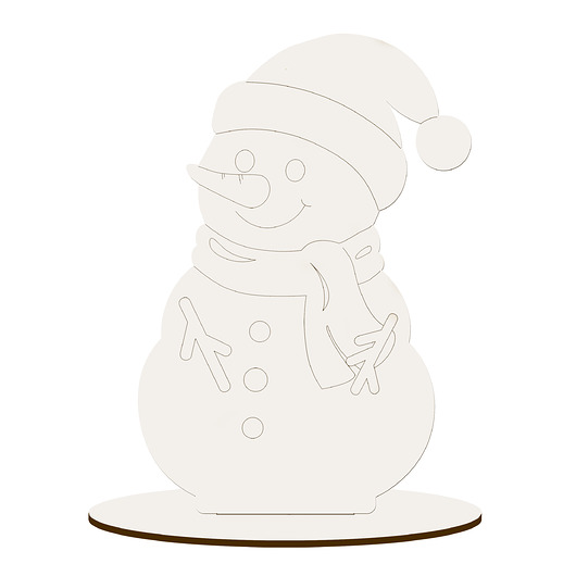 dekoracje świąteczne Dekoracja Ozdoba Świąteczna Bałwan Kolorowanka do Malowania dla Dzieci DIY